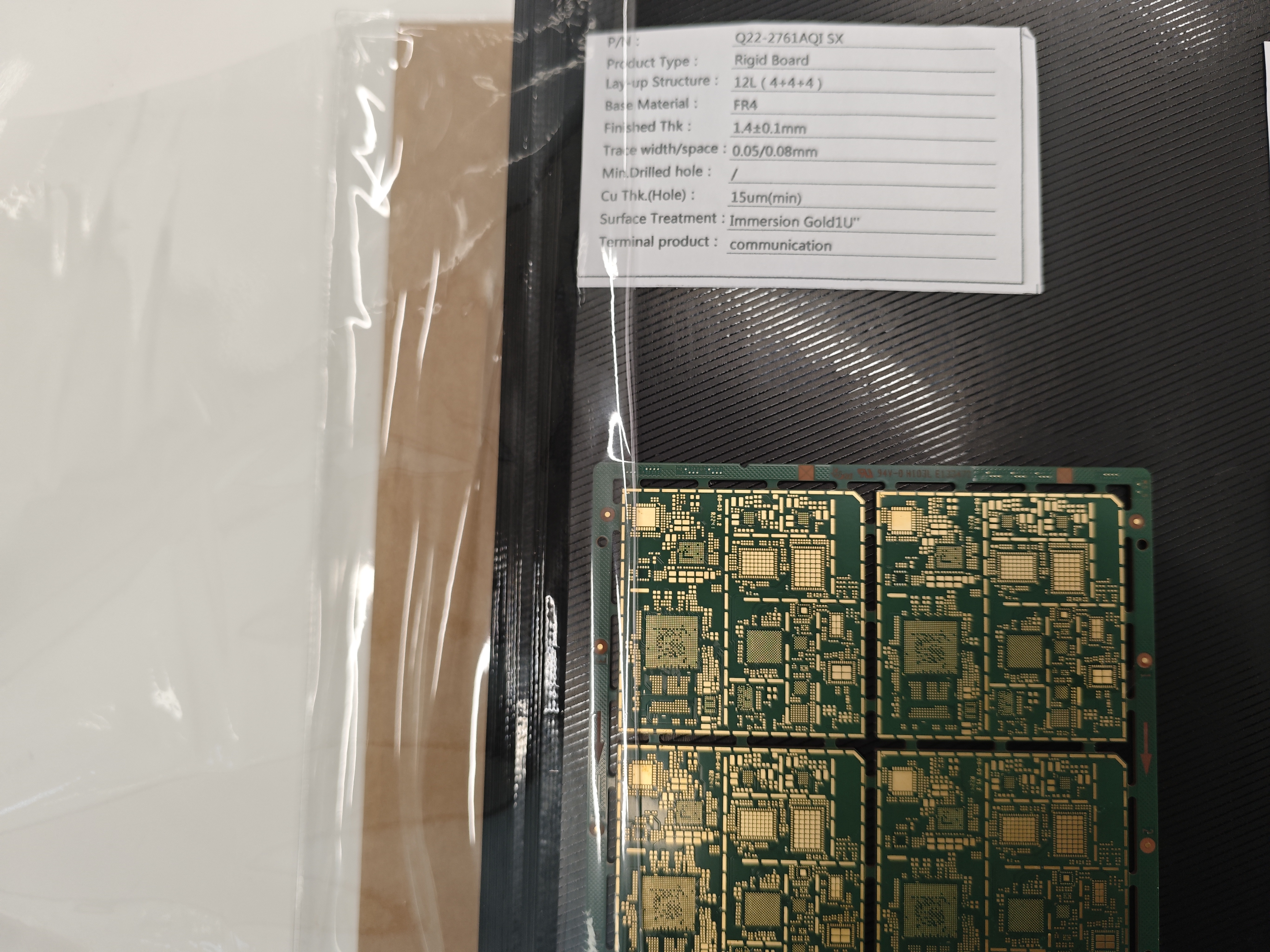 12-layer Second-Generation Communication Receiver System Dedicated AC PCB
