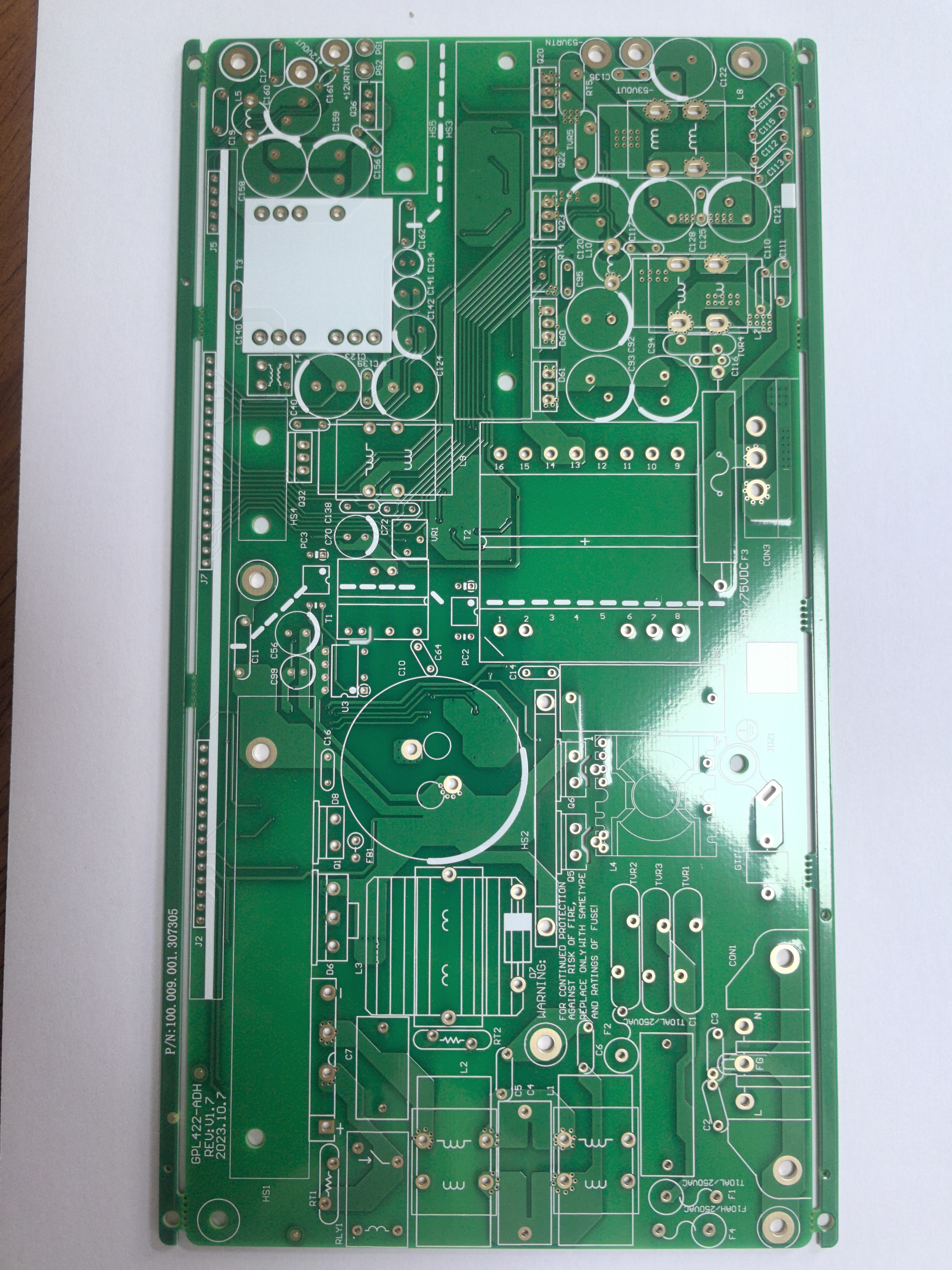 2-layer gold-plated power PCB