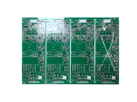 Double-sided hot air solder level power PCB